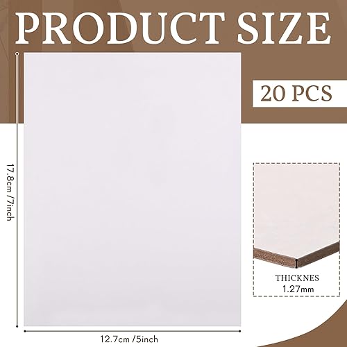 Miniatura 9 de 20 tableros de libros, tableros de aglomerado de diseño de papel kraft de alta resistencia, suministros de encuadernación para encuadernación de