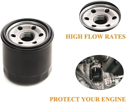 Chikia Oil Filter For Massimo Msu 500 700 400 Tboss Axis Colem-an | Hisun UTV ATV CubCadet Challenger 550 750 Directfit Replacement