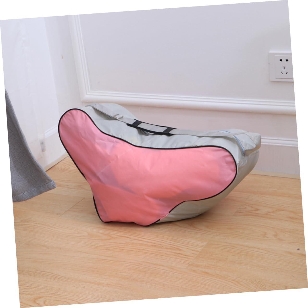 TOYANDONA Borsa per Pattini a Rotelle Triangolare Rosa, 2 Pezzi | Tessuto Oxford, Design Portatile Riutilizzabile, Facile da Pulire per Pattini e Scarpe