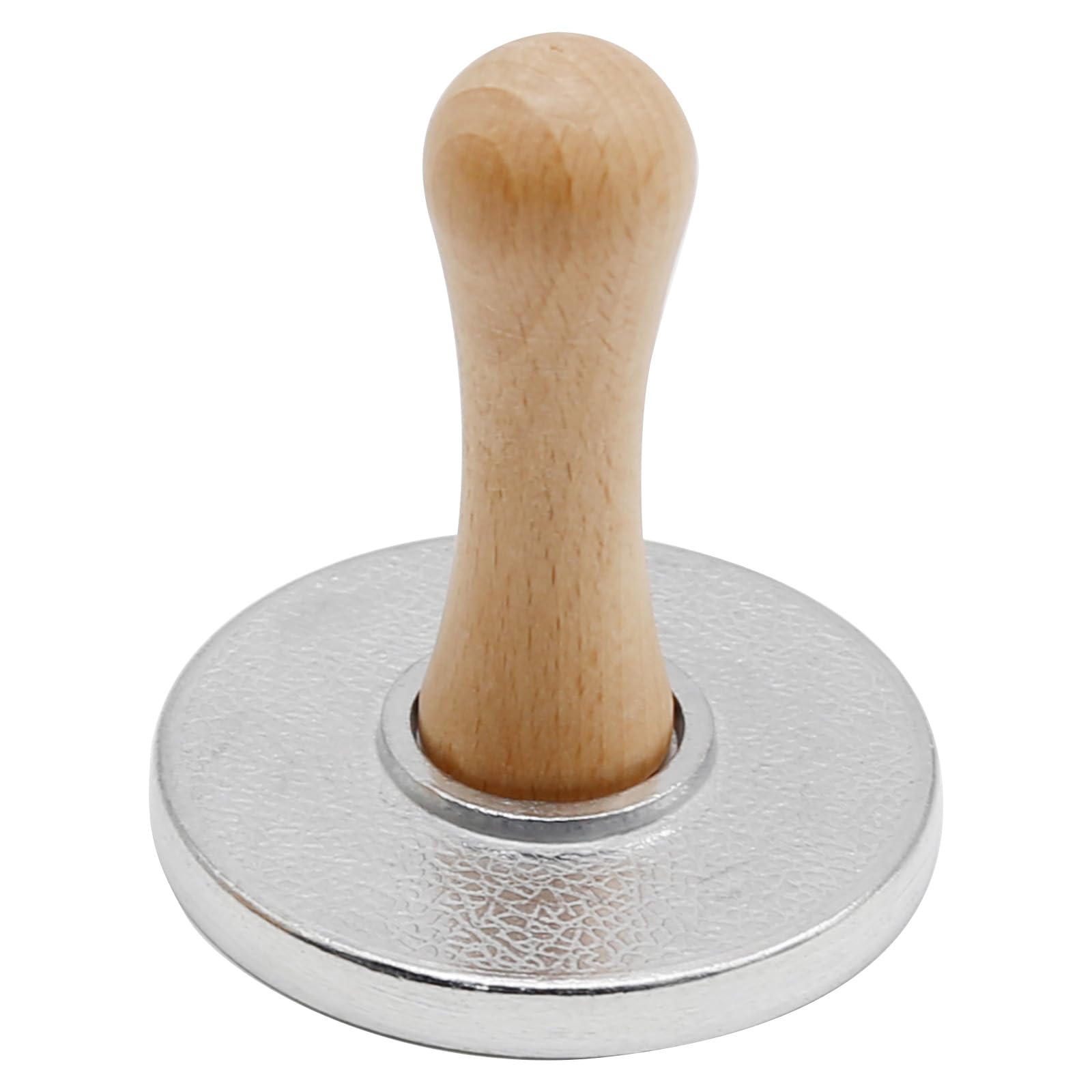 Hoypeyfiy 6 sellos de galletas para hornear, sellos geométricos de cítricos y emojis con mango de madera dura natural, molde redondo de metal de 3 pulgadas para pasteles, pasteles, horneados