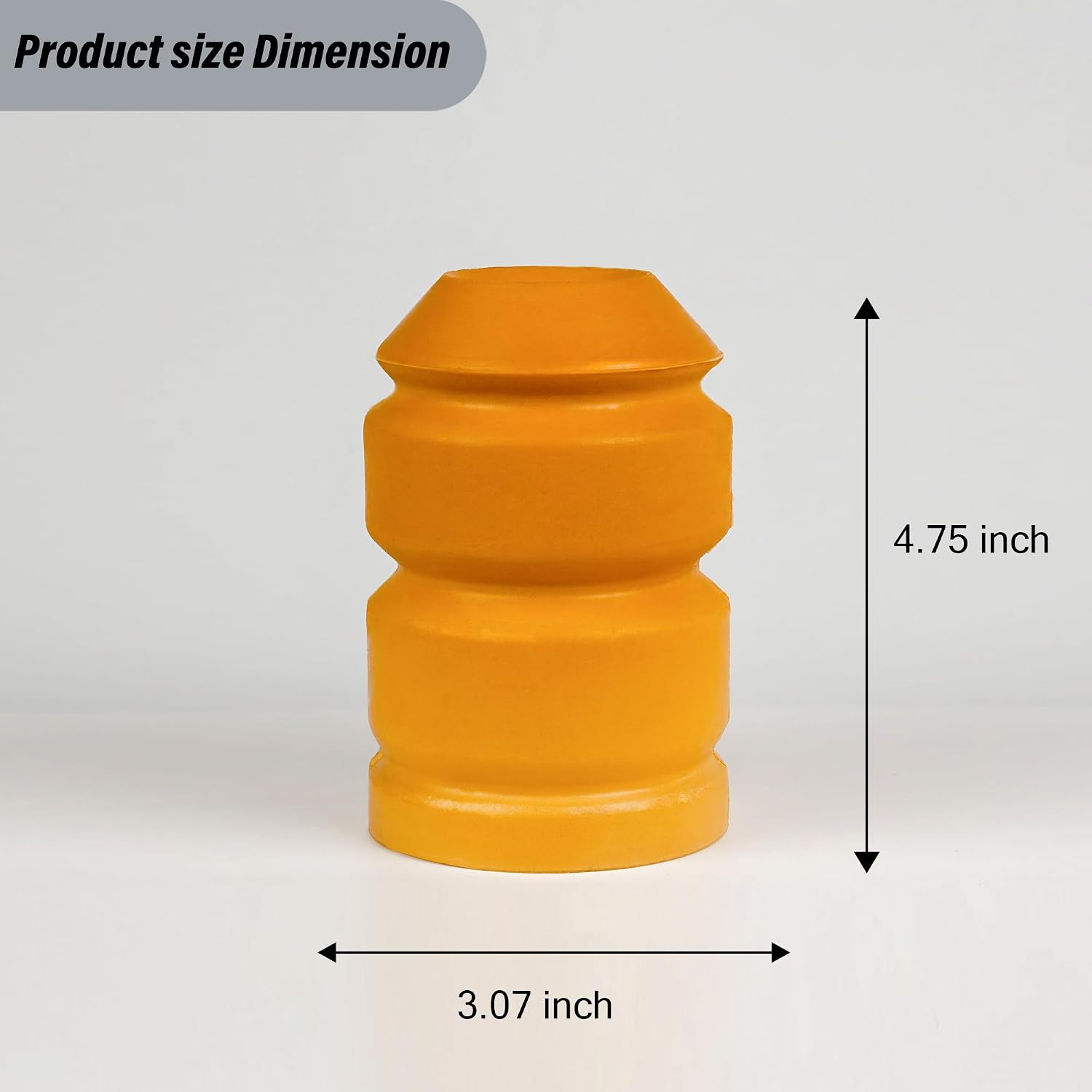 H3 Rear Bump Stops, Axle Jounce Bumpers Compatible with Hummer H3 2006-2010, H3T 2009-2010 (Pack of 2）