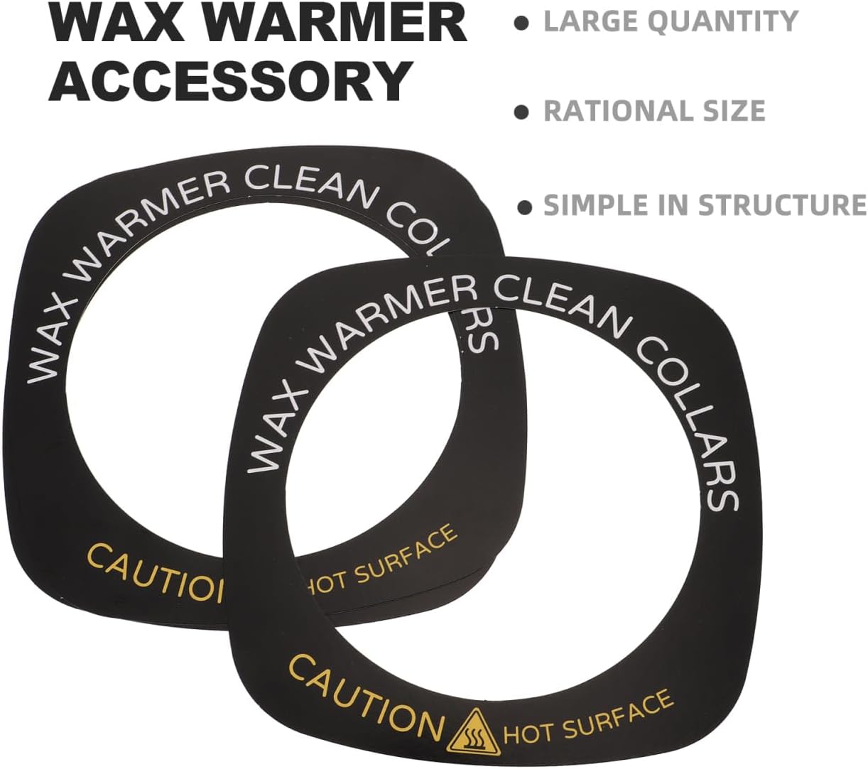 FOMIYES Wax Heater Washer Replacement - 50Pcs Stain Resistant Paper Mats for Hair Removal Wax Machine 5.66X5.66 Inches Easy to Install and Clean