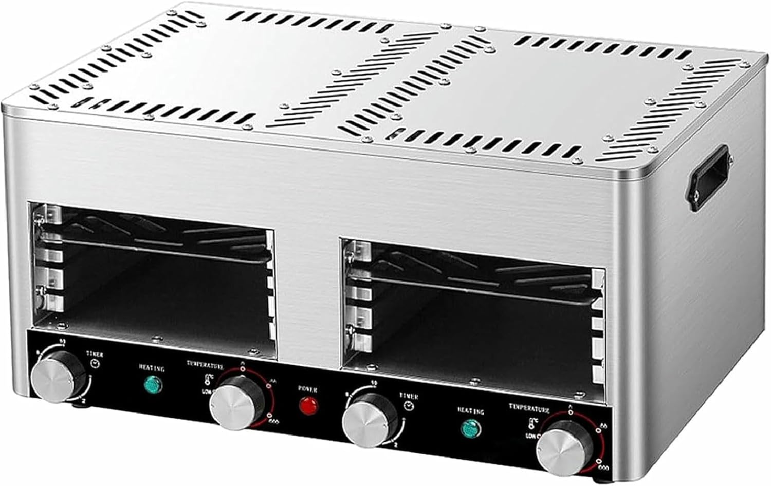 Indoor Vertical Steak Oven, 1500℉ Fast Efficient Heating Grill, Portable Smokeless Indoor Grill, for Steak, Ribeyes, Picnic, BBQ