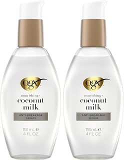 Nourishing + Coconut Milk Anti-Breakage Serum, 4 Fl Oz (Pack of 2)