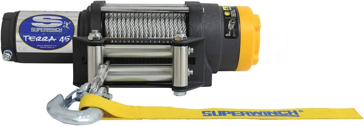 Superwinch 1145220 Terra 45 ATV & Utility Winch (4500lbs/2046kg Rating)