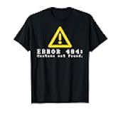 Error 404 Costume Not Found Funny Halloween Computer Geek T-Shirt