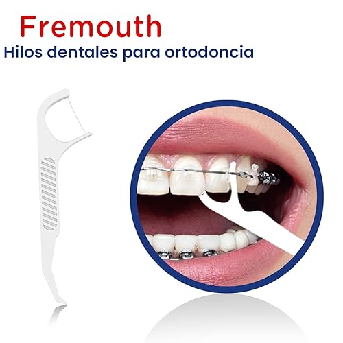 Miniatura 2 de Hilo dental mejorado para ortodoncia - Púas de hilo dental Ortho, 50 unidades (paquete de 2)