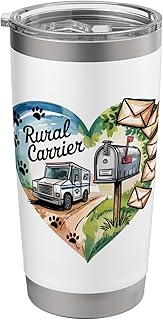 Postal Worker Delivery Service Post Office World Post Day Stainless Steel Insulated Tumbler