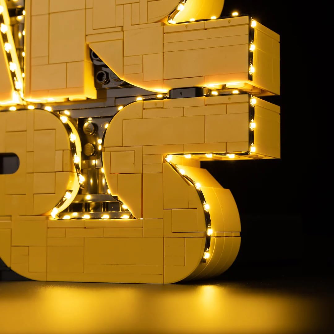 Light Kit for Lego Star Wars Logo #75407 Brick-Built Set - Led Lighting DIY Gift Compatible with Building Blocks Model (NOT Included The Model Set)