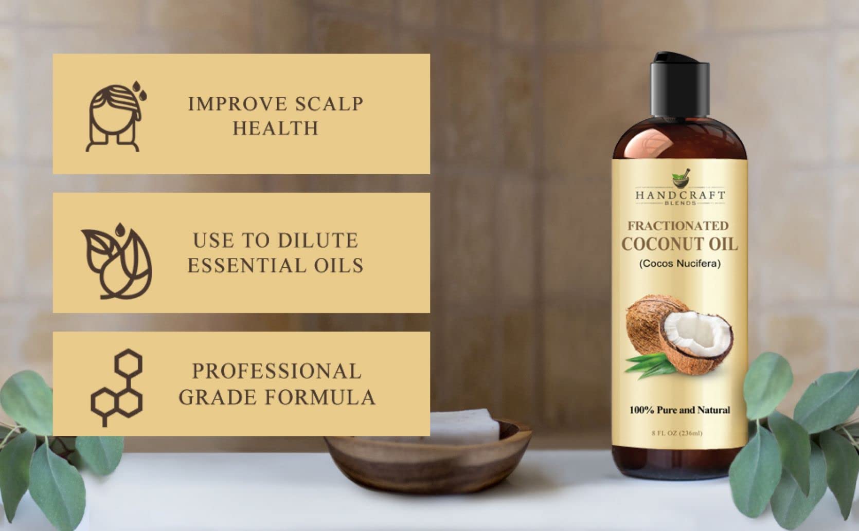 Snapklik.com : Fractionated Coconut Oil - 8 Fl Oz - 100% Pure And ... - Cruelty Free Coconut Oil Options