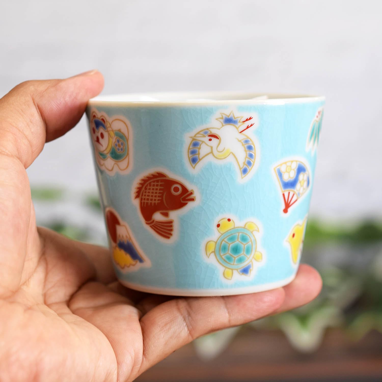 Amazon | 和座の蔵 おしゃれ そばちょこ 食器 九谷焼 そば猪口