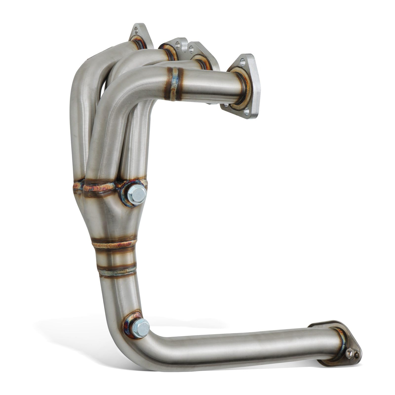 Collettore di scarico da 5,1 cm, compatibile con Citroen C2 1.6L 16v VTS 125bhp modelli 2005-2011 sistema di scarico De Cat in acciaio inox