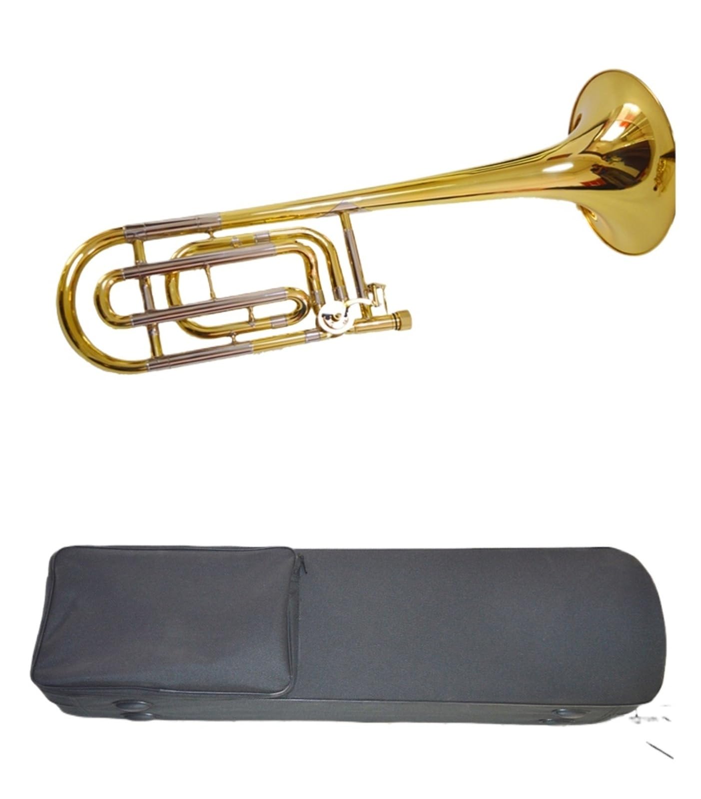 Puzon Puzon tenorowy B dur instrument dęty blaszany miedź odpowiedni dla początkujących