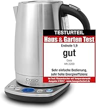 CASO WK 2200 Wasserkocher 1,7L Schwarz Edelstahl