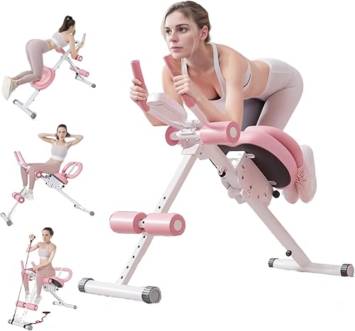 Máquina de abdominales, equipo de entrenamiento abdominal, máquina de entrenamiento abdominal ajustable de 5 niveles con pantalla LCD, equipo de disponible en Yaxa Costa Rica