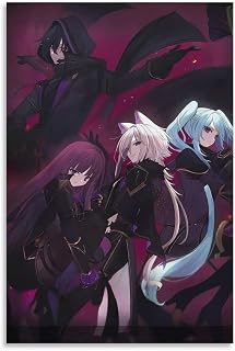 LLYYZN The Eminence in Shadow Anime 16 Poster Cool Artworks Painting Wall Art Canvas Prints Hanging Picture Home Decor Posters 08x12inch(20x30cm)