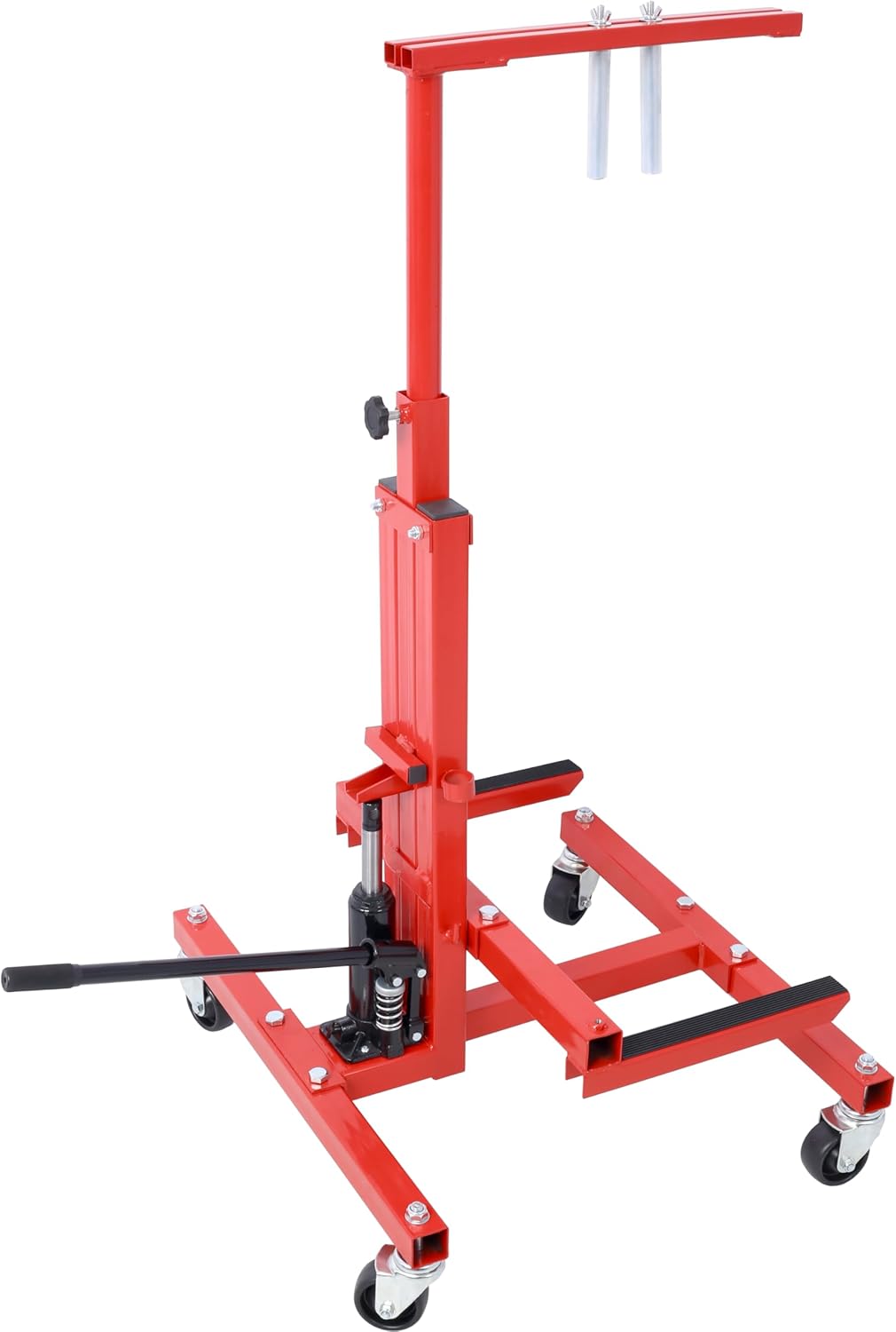 Hydraulic Car Door Installer and Remover Jack Lift Hoist - Heavy Duty Vehicle Door Installation Remover Swivel Castors Steel Construction for Workshop Garage