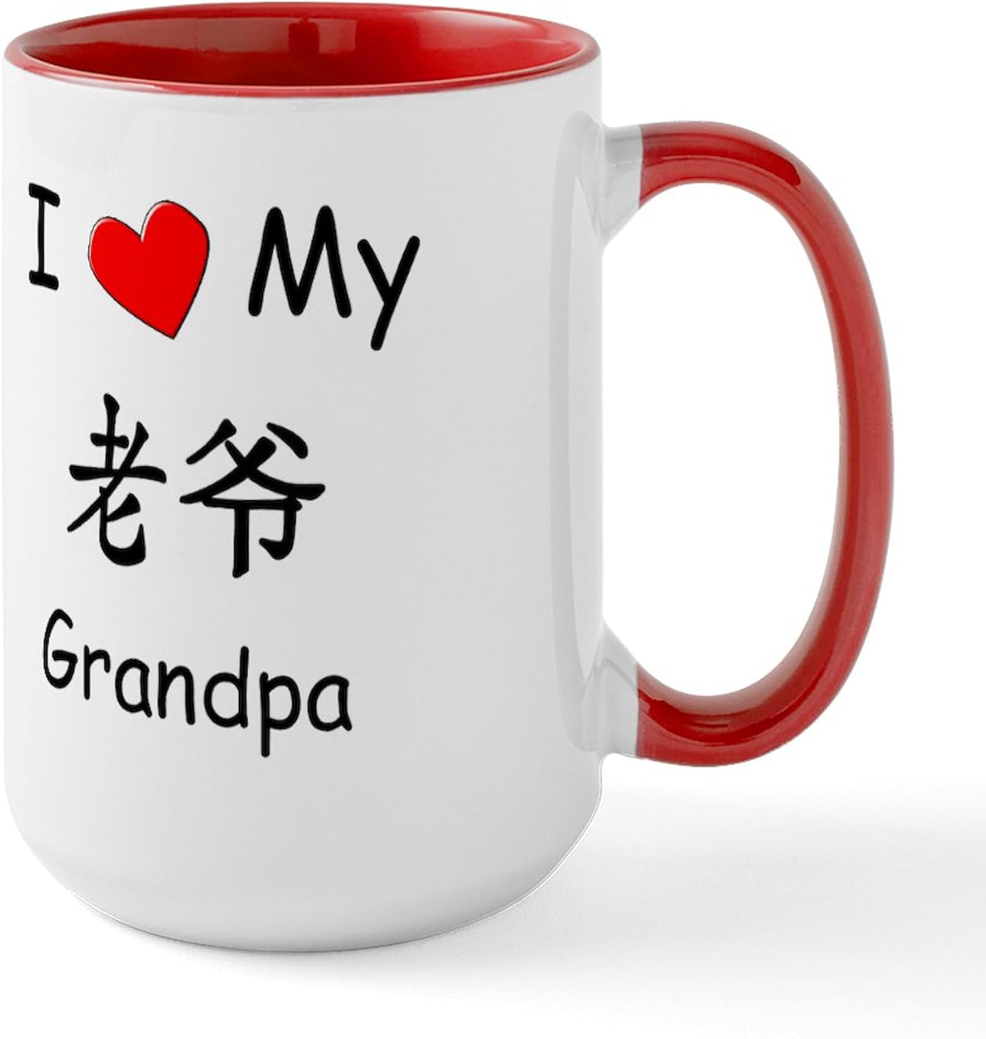 CafePress Laos Flag Gear Large Mug 15 oz (444 ml) Ceramic Coffee Mug