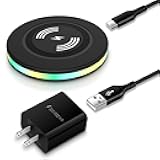 Pixel Wireless Charger Fast Charging for Google Pixel 10/10 Pro/10 Pro XL/9a/9/9 Pro/9 Pro XL/9 Pro Fold/8a/8/8 Pro/7a/7/7 Pro/6/6 Pro/5/4XL/3XL, 15W Android Phone Charging Station with QC3.0 Adapter