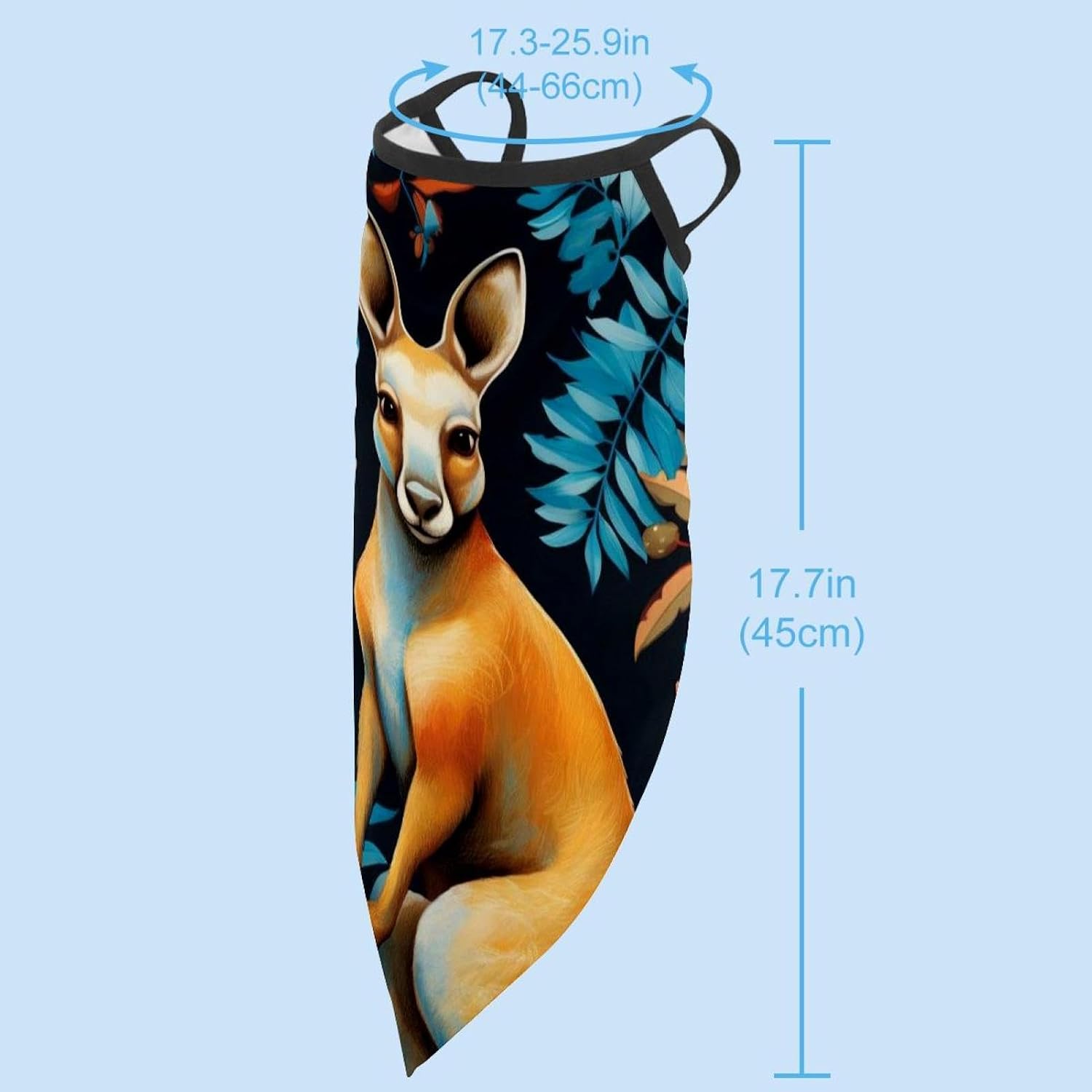 4 Pieces Kangaroo UV Protector Scarf, Summer Cooling Neck Gaiter for Men/Women