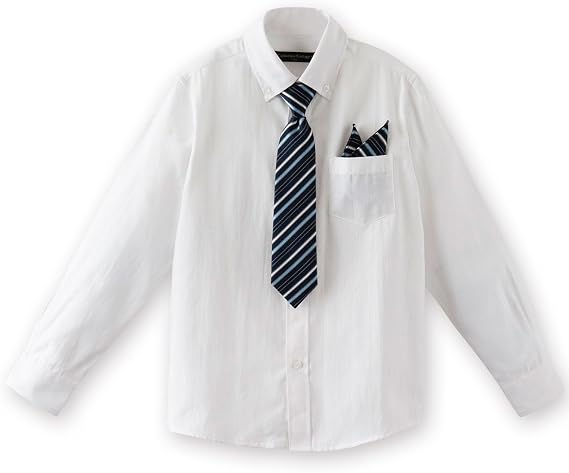 Amazon キャサリンコテージ 子供服 卒業式 入学式 男の子 白シャツとネクタイ ポケットチーフ3点セット Tk1105 Tak フォーマル 通販
