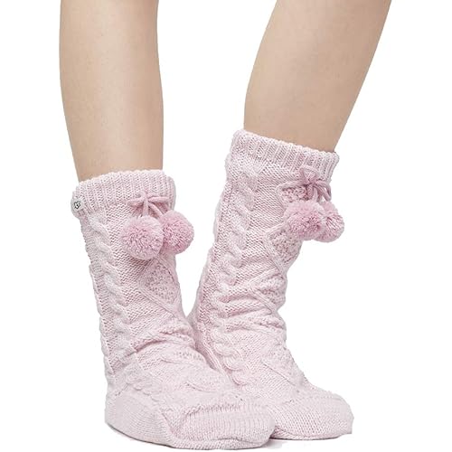 UGG Women's Pom Pom Fleece Lined Crew Sock