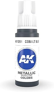 AK-Interactive 3rd Gen Acrylic Cobalt Blue 17ml 11201 - Model Building Paints and Tools # AK1201