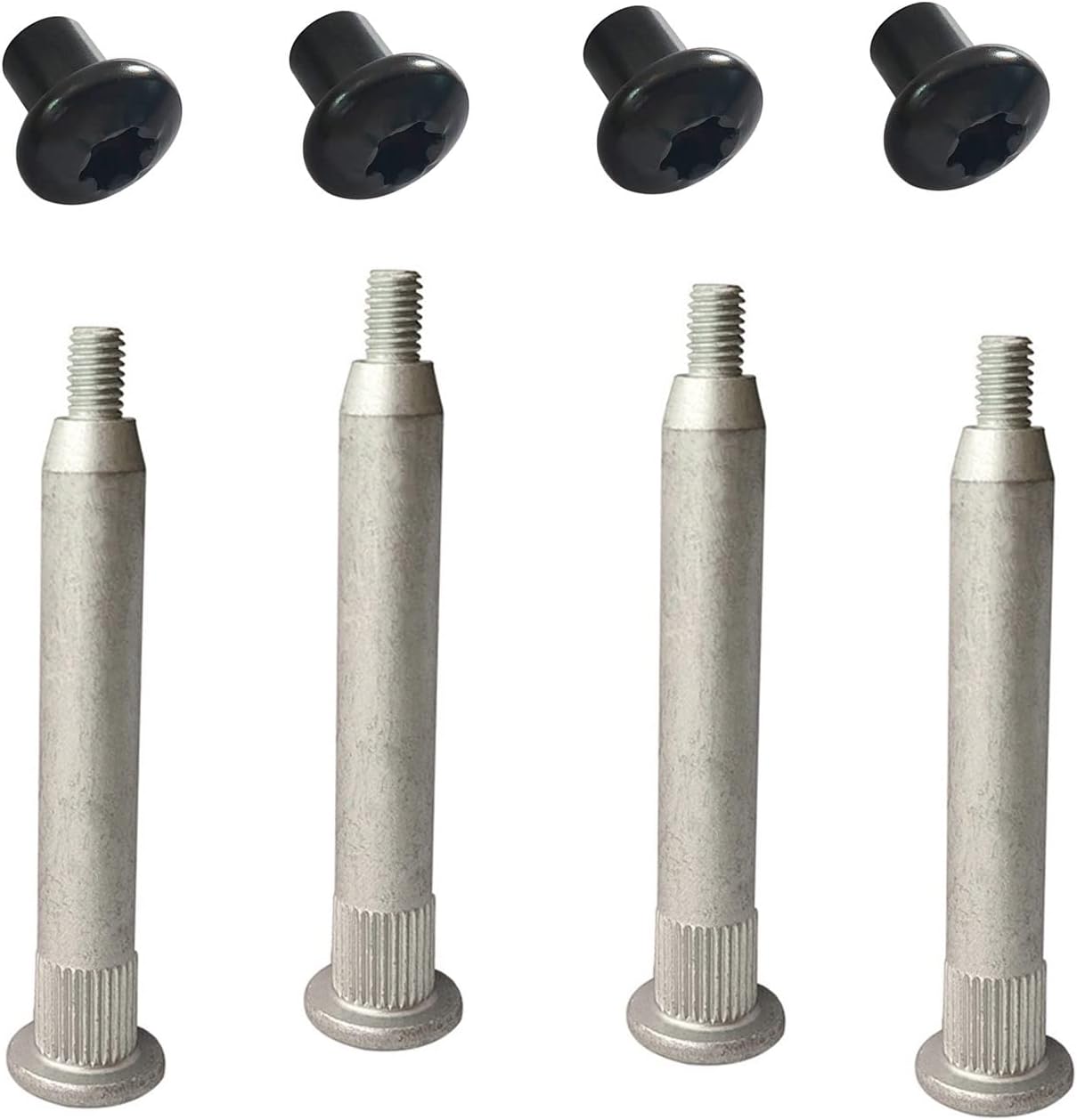 Door Hinge Pin Repair Kits for 2007-2018 Wrangler JK Anti-Rust Hinge Lock (4 Hinge Pin and 4 Door Hinge Nuts)