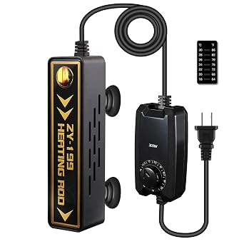300W Adjustable Aquarium Heater,Submersible Fish Tank Heater Rotatable and Adjustable Temperature Control, Used for 40-80 Gallon