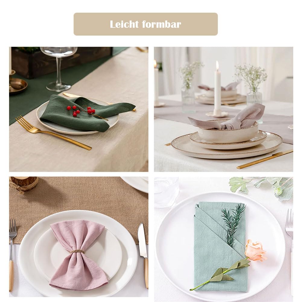 Servilletas de tela, 12 unidades, lavables, servilletas de mesa, paños de cocina, paños de té, servilletas decorativas, tela de napkin para cumpleaños, hoteles, catering, celebraciones