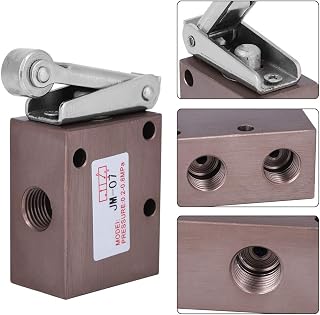 Mechanical Valve, PT 1/4 Thread Roller Type Pneumatic Valve 2 Position 3 Way Valve