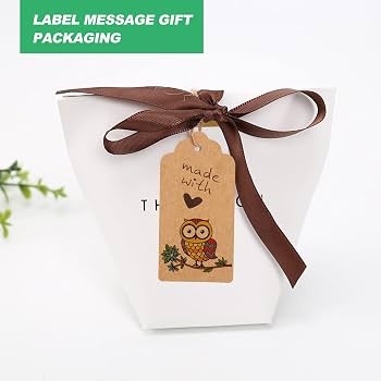 120 Etichette Regalo A Forma Di Cuore In Carta Kraft Con Spago Di Iuta - 9x4 Cm, Ideali Per Confezioni Regalo, Bomboniere, Segnalibri, Decorazioni Fai Da Te E Matrimoni - 2