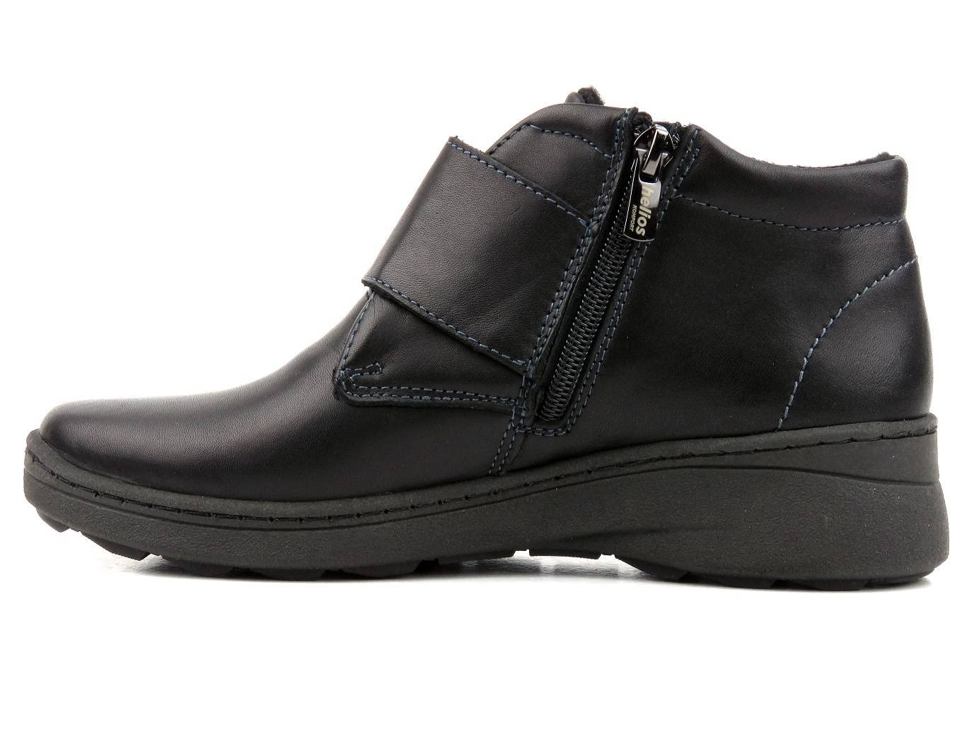Komfortowe buty damskie Helios z rzepem dla seniorów