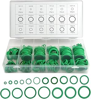 BGTXINGI 279Pcs 18 Sizes Rubber O-Ring Gasket Silicone Sealing Repair Box Washer Seal Assortment Set for Plumbing Automotive General Repair