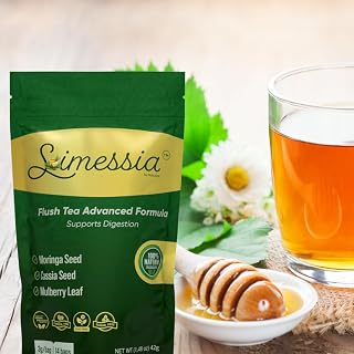 Sl-imessia Natural Herbal Tea – Digestive Support Blend with Lotus Leaf, Cassia Seed, Mulberry Leaf & Green Tea | 14 Caffeine-Free Tea Bags | by Robutop