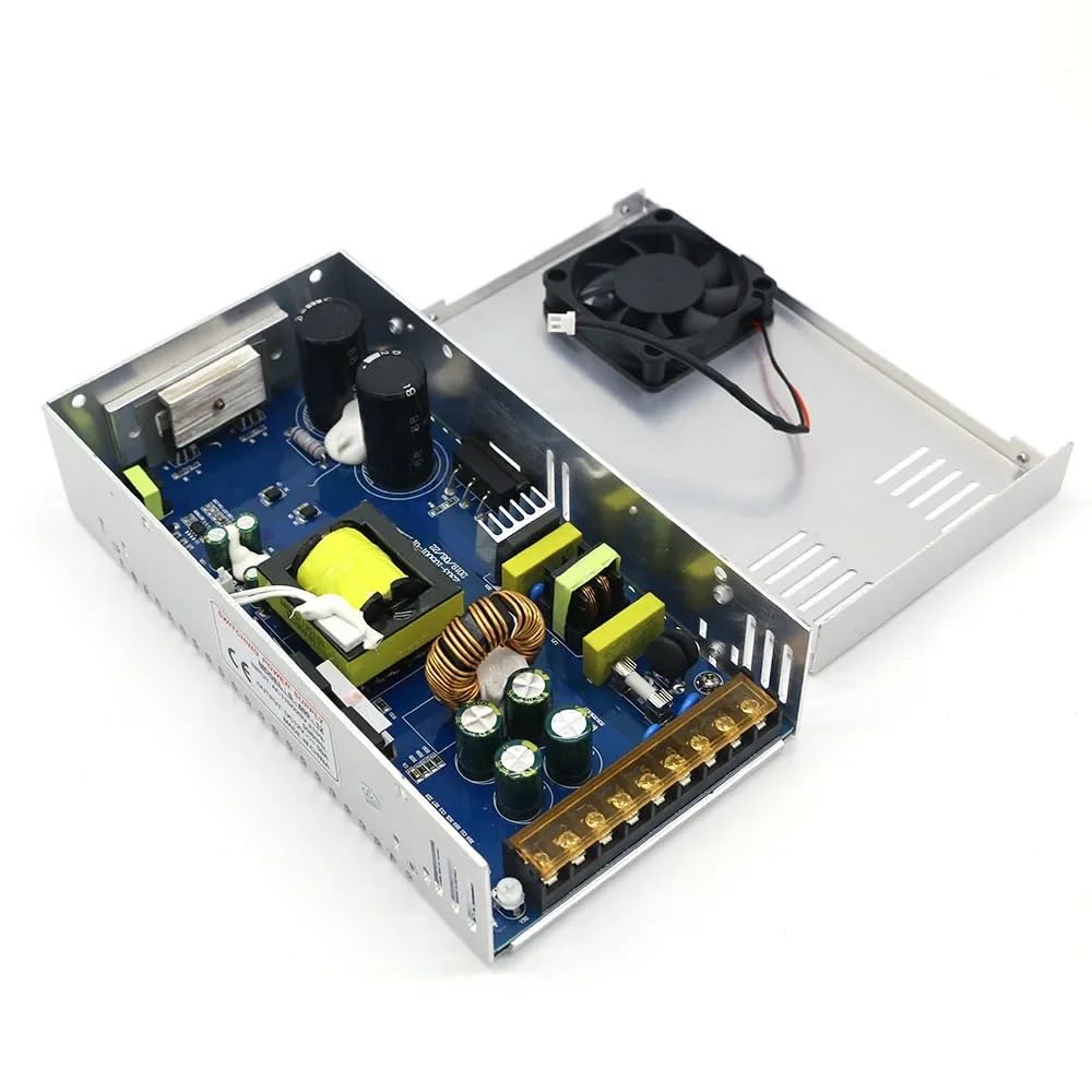 RWEABLGJXP Transformador de Fuente alimentación Quiet-1FAN 110 V-220 V CC a 48 y 400 W PAJPXPCD