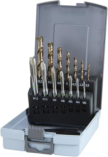 RUKO 245051RO Coffret de 14 Tarauds HSS Co 5 DIN 371/376 …
