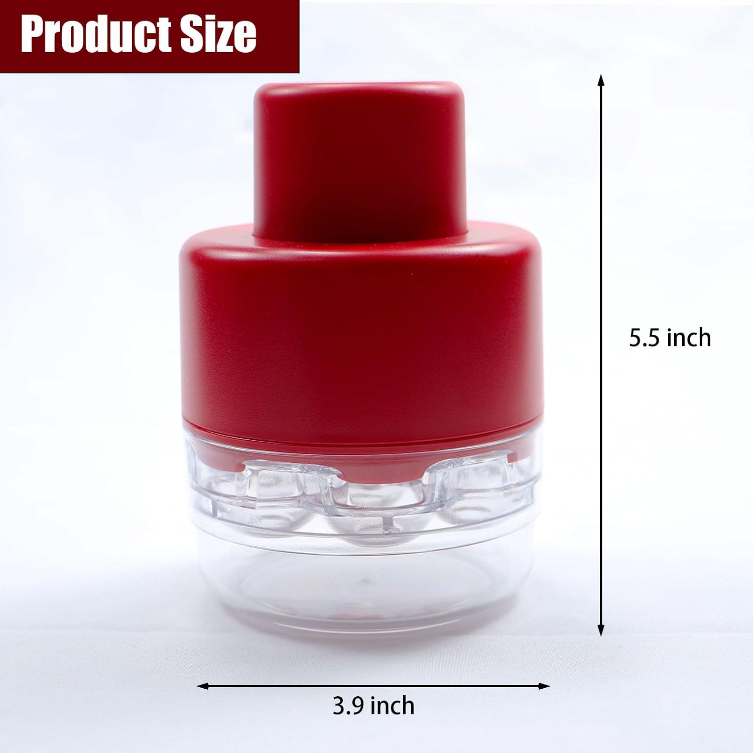 Efficient 7-Hole Cherry Pitter Tool – Quick-Release Seed Remover for Bakey, Time & Space-Saving Design (Red)