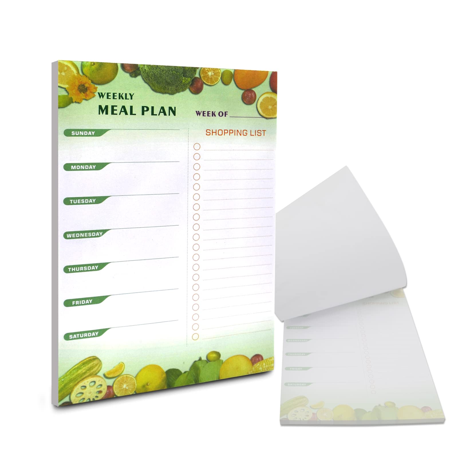 Planificador Comidas Nevera Multicolor Bloc De Notas Magnético Con Lápiz – Para Nevera, Lista De Tareas, Planificador De Comidas, Colores Variados Planificador Comendas Magnético