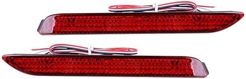 Miniatura 3 de Xotic Tech - 2 luces antiniebla reflectoras LED para freno trasero trasero compatible con Toyota Avalon Sienna o Lexus IS-F RC250, rojo (OE número