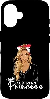 iPhone 16 Austrian Flag Souvenirs Princess Blond Products Austria Case