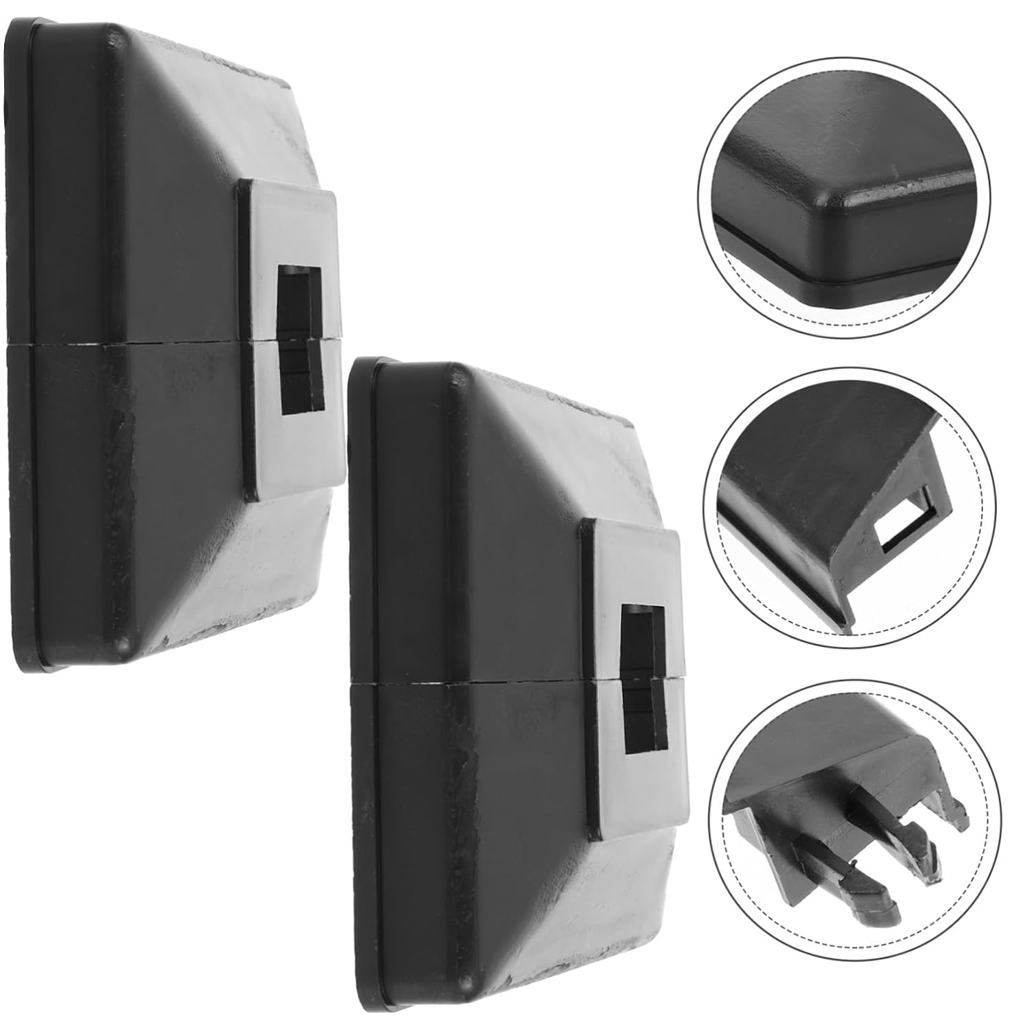 10pcs Decking Post Fence Post Toppers Vinyl Fence Parts Caps Skirt Porch Light Lamp Finial