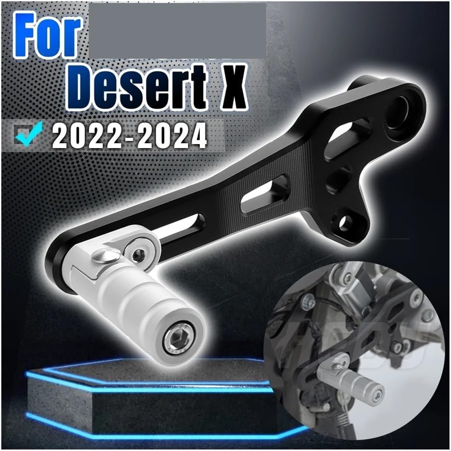 Motorbike Gear Shifter Motorcycle Adjustable Folding Gear Shifter Shift Pedal Lever for for Desertx for Desert X 2022 2023 2024 Aluminum Parts