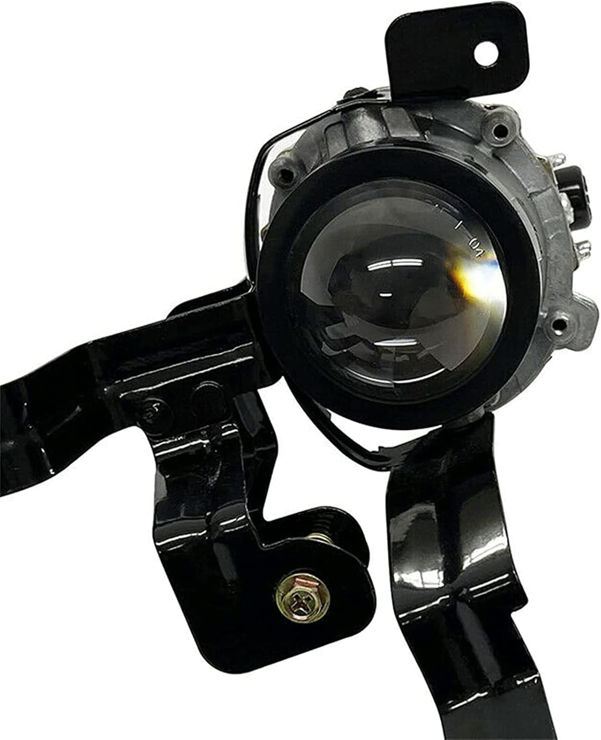 Front Bumper Projector Fog Light Lamp w/Bulb Clear Lens Driving Fog Fit for 2017 2018 Hyundai Elantra