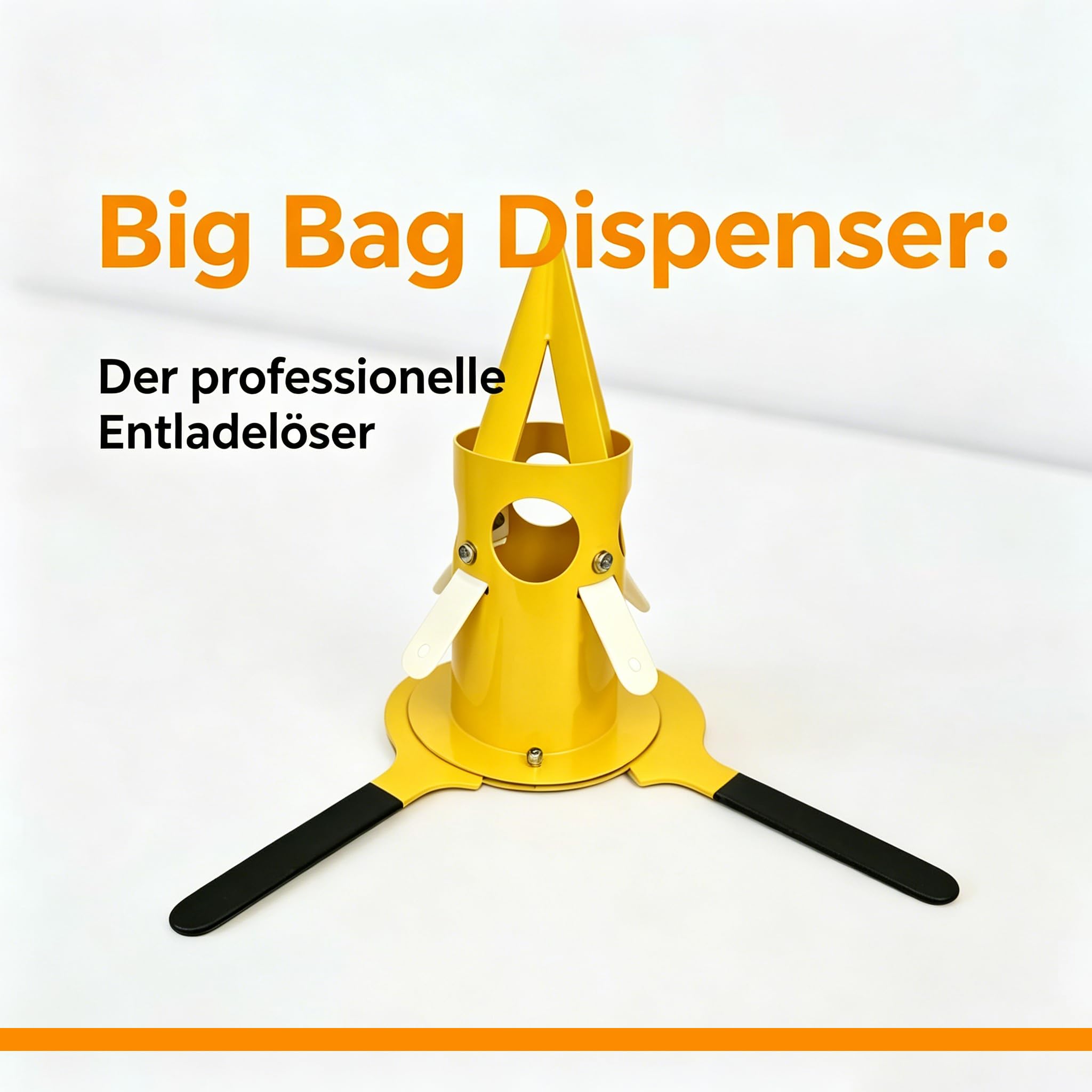 Big Bag Entlader, Bulk Bag Dispenser Auslaufschieber, Verzinkter Metall Dosierer für Bigbags FIBC, Ideal für Bauernhof Lager Industrie Tierfutter Dünger Saatgut Pellets