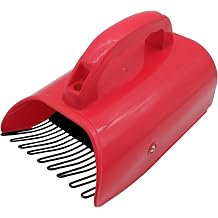 Chamomile Harvester, 1 Chamomile Harvester & Berry Pickers, Gentle Fruit Harvesting Tool, Large Capacity Bin - Red