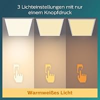 Plafonieră LED Philips Scene Switch cu touch, intensitate reglabilă, alb, 36W, lumină albă caldă (2700K) 4