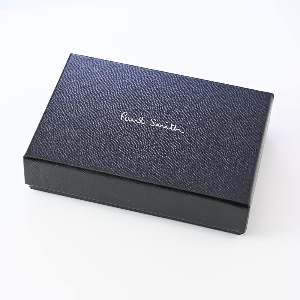 新品未使用品 ポールスミス キーケース 1981 ASTRGS Paul Smith BLACK 質イコー [ポールスミス] ダブルカラー 6連