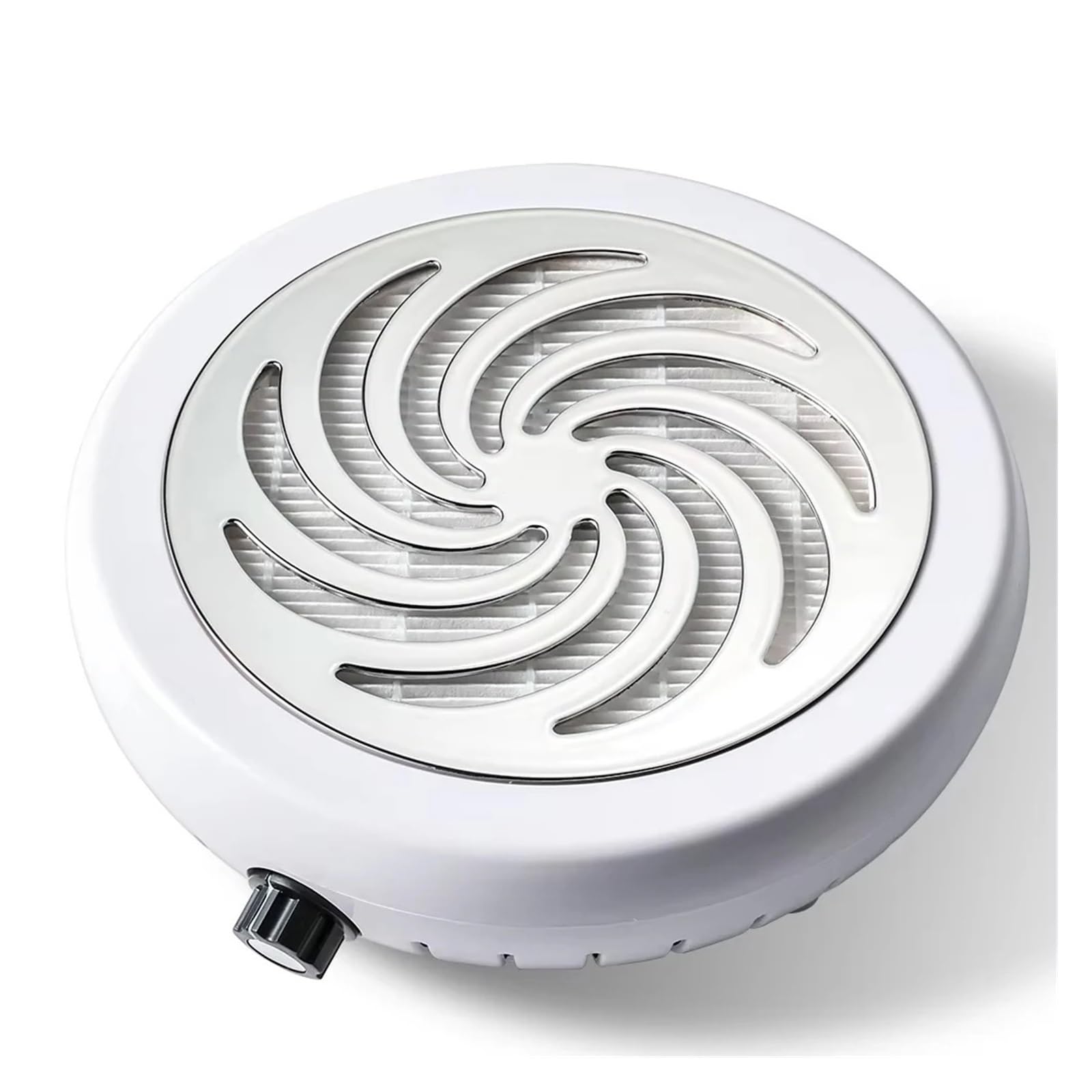 Dust Extractor, Nail Dust Collector Professional Tech Salon with Removable Filter Speed ​​Adjustable Vacuum Cleaner for Beginners(White)