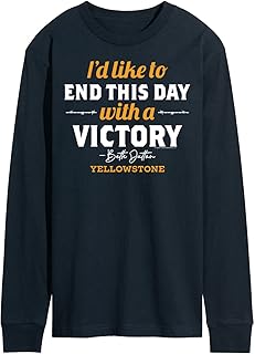 Yellowstone - I'd Like to End This Day with A Victory - Men's Long Sleeve T-Shirt
